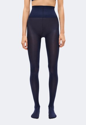 Swedish Stockings, SANNA GLOSSY TIGHTS - Чорапогащи - dark indigo