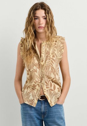 Pepe Jeans, PEPE JEANS BLOUSE FORTY SHIRT - Blouse - tan brown