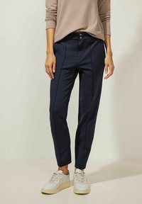 Street One Tygbyxor - dark blue