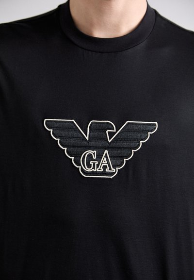 Emporio Armani Trükipildiga T-särk - black