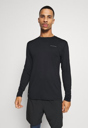 KULON M L/S PERFORMANCE - Long sleeved top - black