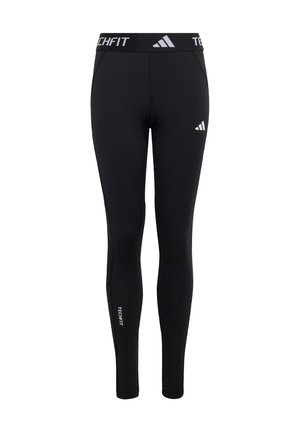 adidas Sportswear ADIDAS SPORTSWEAR TECHFIT LONG TIGHTS UNISEX - Caleçon long - black/white