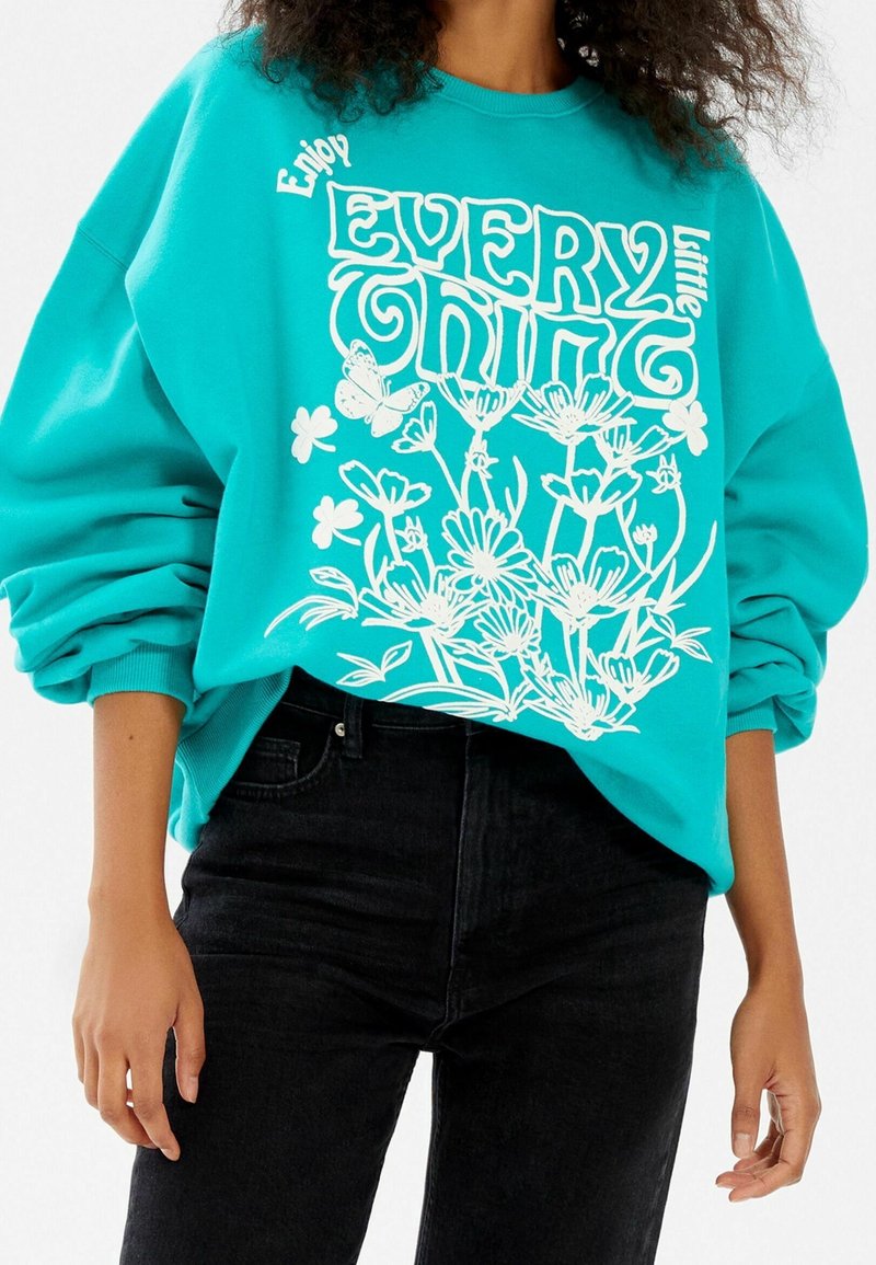 Bershka Sudadera - green