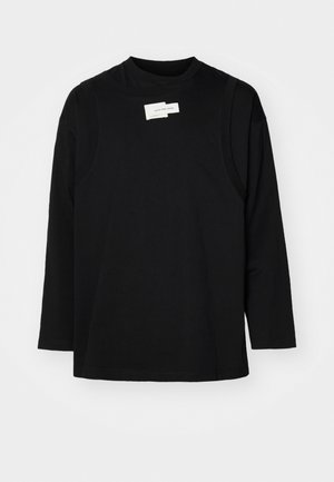 DECONSTRUCTED LONG-SLEEVE UNISEX - Top dugih rukava - black
