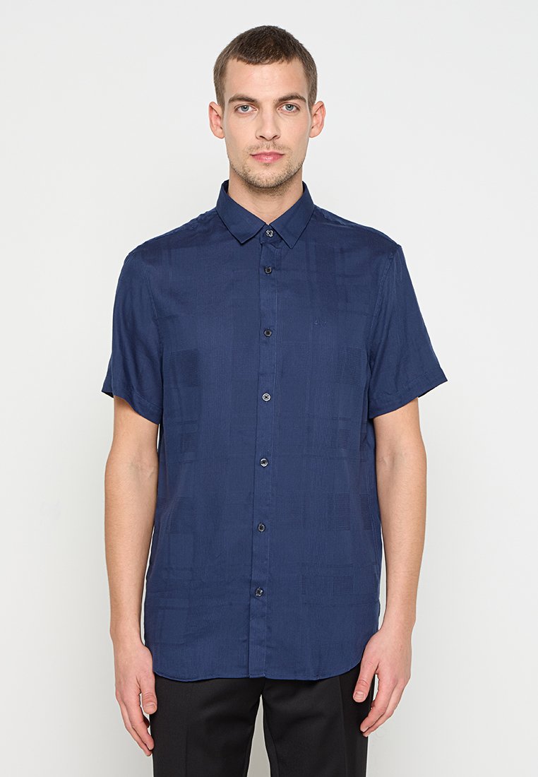 Armani Exchange Overhemd donkerblauw Armani Exchange Overhemd donkerblauw