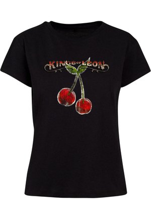 KINGS OF LEON - CHERRIES BOX  - Printtipaita - black