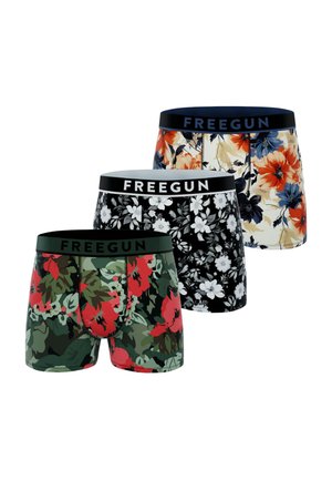 Freegun 3 PACK PRINTED - Boxers - rouge noir blanc