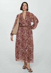 Mango Rochie maxi - ochre