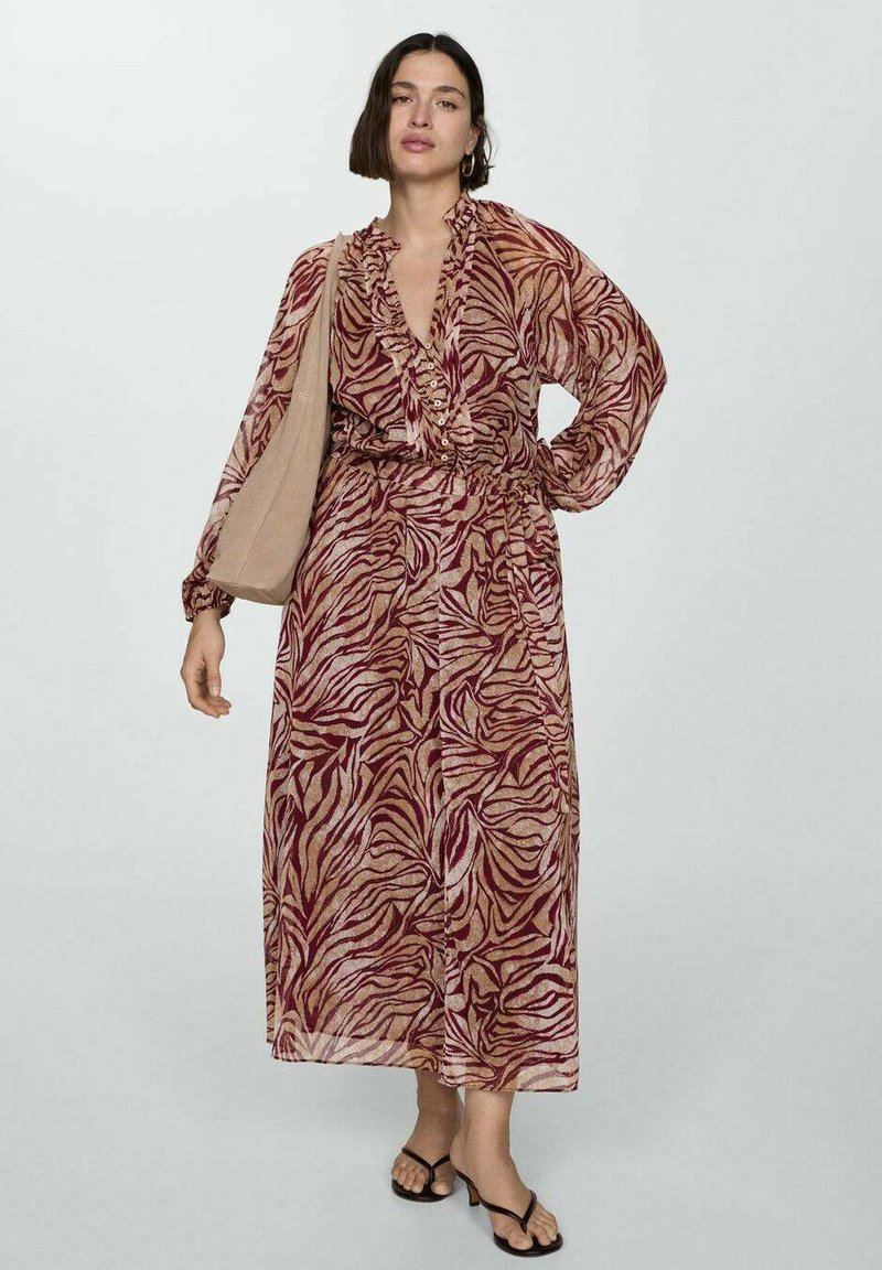 Mango Rochie maxi - ochre