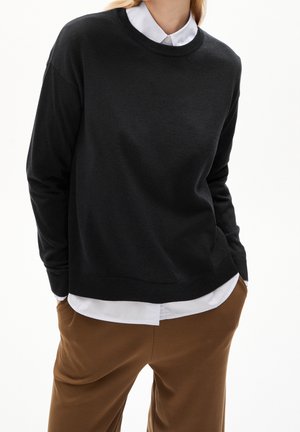 Strickpullover - black