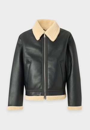 Jack & Jones, JORNORREBRO AVIATOR JACKET SN - Яке от изкуствена кожа - black