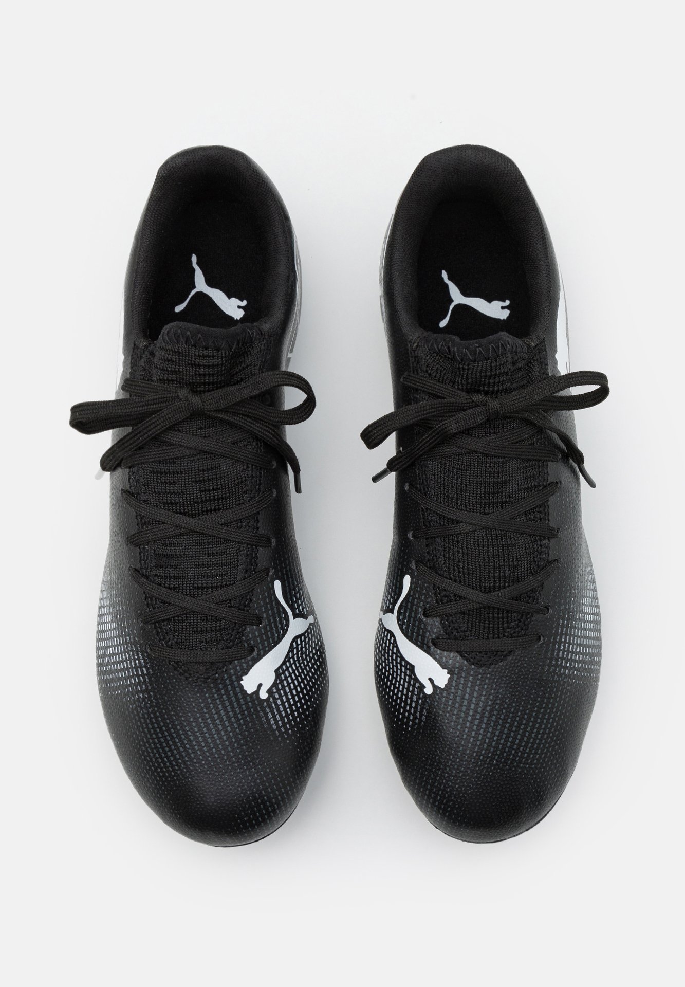 Puma FUTURE 7 PLAY FG/AG - Football boots artificial grass -  black/white/black - Zalando.co.uk