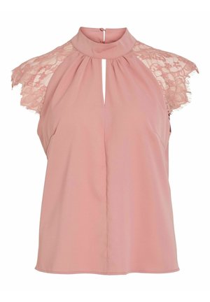VILA MIT KURZEN ÄRMELN VISIMPLY  - Blusa - old rose