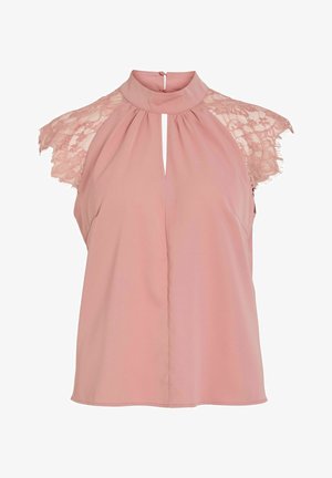 VILA MIT KURZEN ÄRMELN VISIMPLY - Blusa - old rose