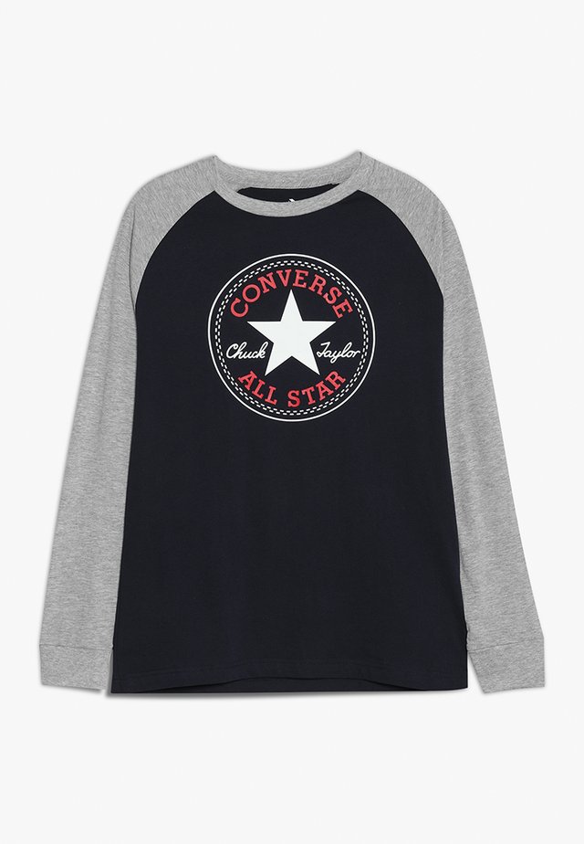 CHUCK PATCH RAGLAN - Långärmad tröja - obsidian