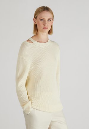 Slowear CREW NECK - ZANONE - Strickpullover - ivory