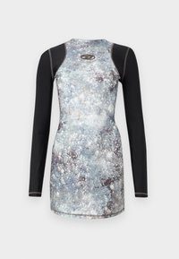 VANNE - Enostavna obleka - black/blue