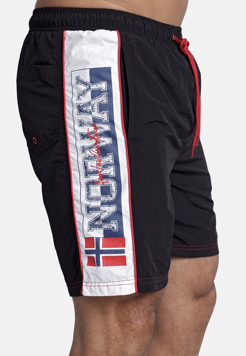 Herren Badehosen | Jan Vanderstorm BALDGER Badeshorts schwarz - ID88917 Herren Badehosen | Jan Vanderstorm BALDGER Badeshorts schwarz - ID88917