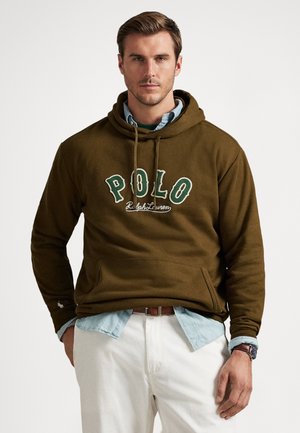 THE RL FLEECE WESTERN-LOGO HOODIE - Sweatshirt - york brown