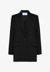 Single-breasted Long relaxed fit - Manteau court - black