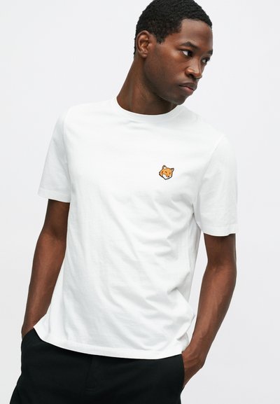 Maison Kitsuné FOX HEAD REGULAR TEE - T-paita - white