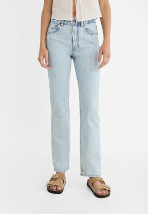 Stradivarius, Jean droit - blue denim