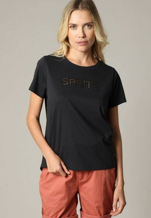 SPRITZI - T-shirt imprimé - Black