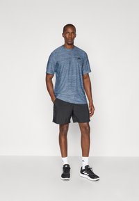 adidas Performance STRETCH - Športne majice - glow blue/black