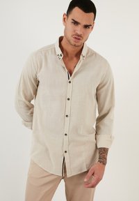 Buratti BUTTON DOWN  - Ing - stone colored