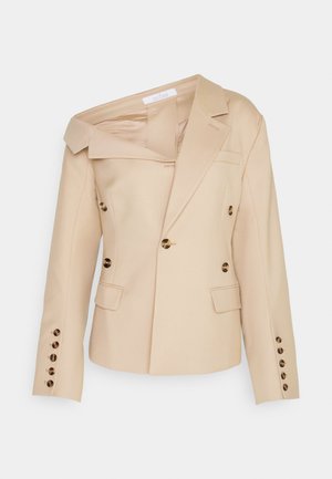 ROKH ASYMMERIC COLLAR - Blazer - beige