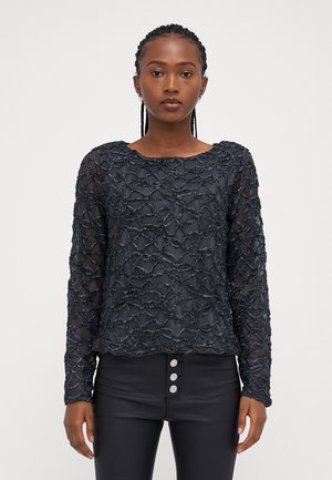 VMELGA GLITTER  - Topper langermet - asphalt