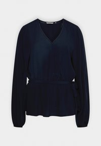 Blusa TOM TAILOR Denim Con Maniche A Palloncino - Donna - Fantasia - Taglie XS-XXL - Look Sportivo Casual