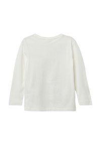 Langarmshirt in Off-Weiß, aus weicher Baumwolle gefertigt. Verfügt über einen runden Halsausschnitt und gerade Säume, ohne sichtbare Grafiken oder Verzierungen.
