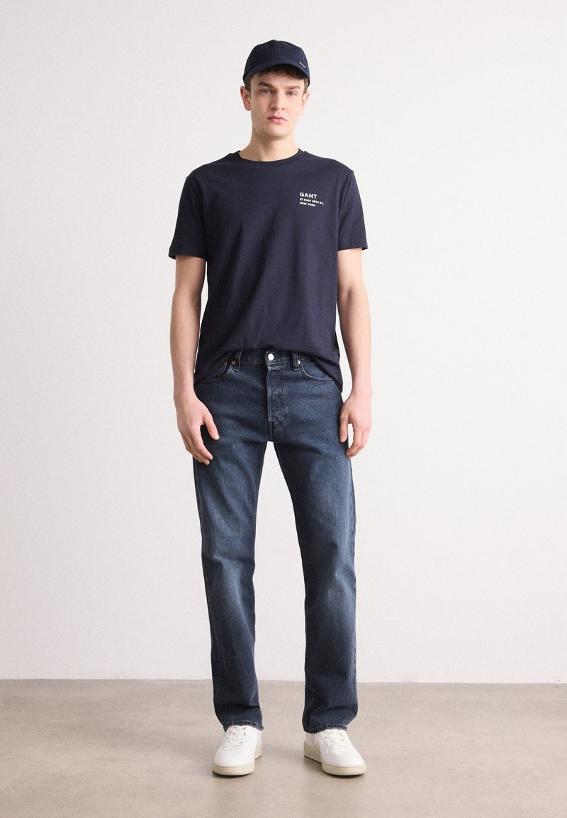 GANT REG SHIELD - Camiseta básica - dove blue/azul