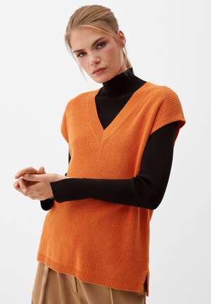 À ENCOLURE EN V - Strickpullover - orange