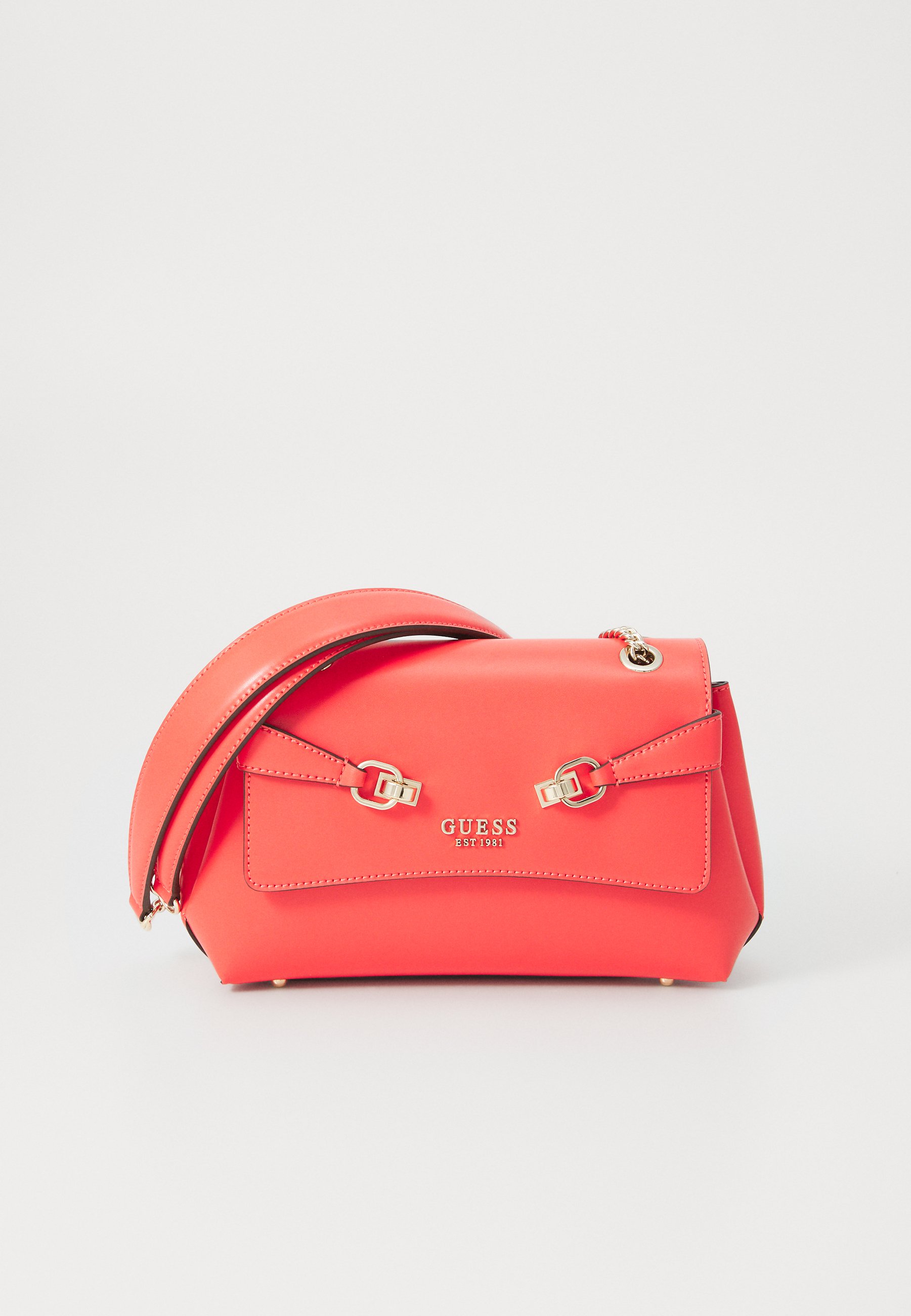 Guess LORELEI CONVERTIBLE XBODY FLAP Sac bandoulière coral red