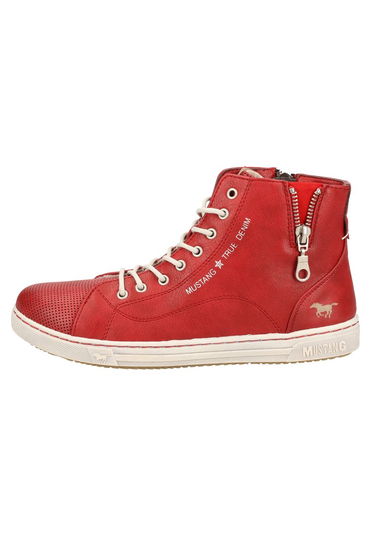 Mustang Baskets montantes - red/rouge - ZALANDO.CH