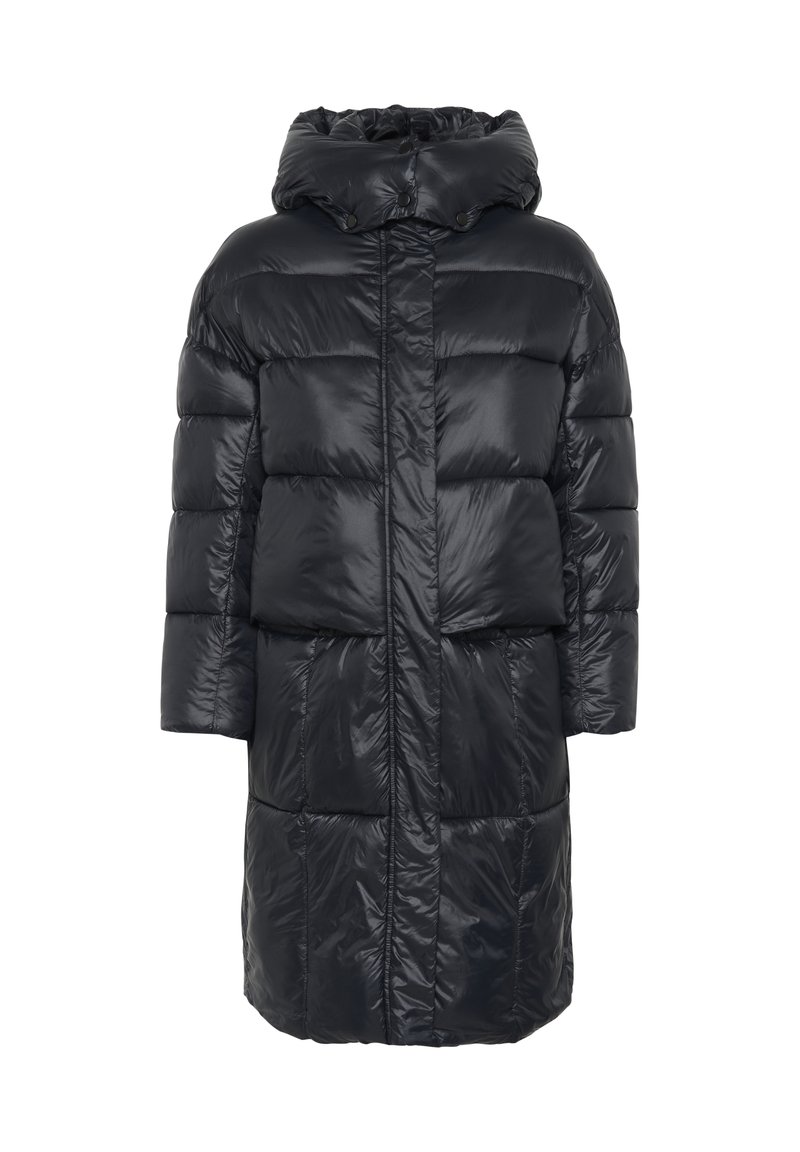 Cream Wintermantel zwart