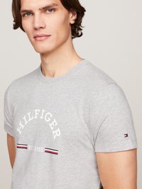 Tommy Hilfiger ARCH TEE - T-shirt con stampa - light grey heather
