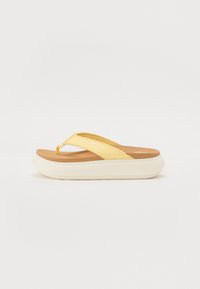CUSHION BONDI - Tåsandaler - pale banana