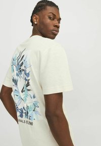 Jack & Jones T-shirt con stampa - buttercream
