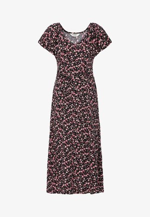 Oxmo, OXNILLA - Maxikleid - pink flowers print