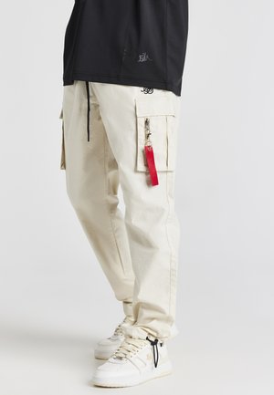Pantaloni cargo - ecru