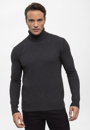 TURTLENECK - Strickpullover - anthracite