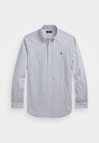 CUSTOM FIT PLAID TWILL SHIRT - Shirt - blue