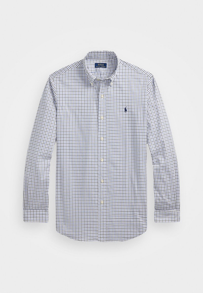 Polo Ralph Lauren CUSTOM FIT PLAID TWILL SHIRT - Ing - blue