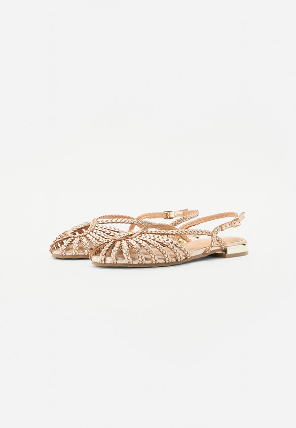 HINGHAM - Slingback ballet pumps - platino3