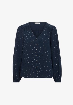 MIT LANGEN ÄRMELN - Blouse - bleu marine
