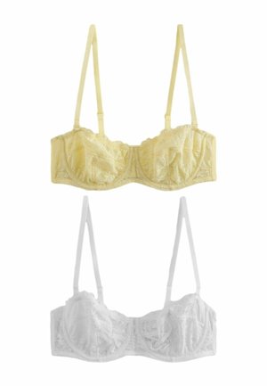Next 2 PACK - Stropløse & variable BH'er - lemon yellow white