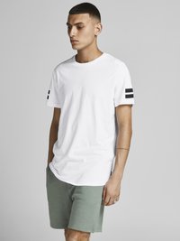 Jack & Jones - JCOBORO TEE CREW NECK - T-shirt con stampa - white Immagine in miniatura 1